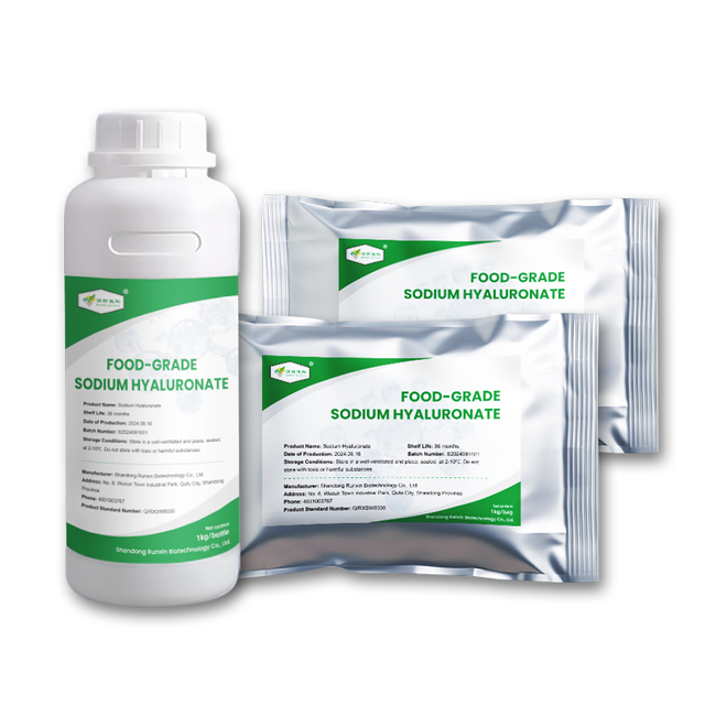  Food Grade Sodium Hyaluronate Powder | Runxin Certified Quality Supply