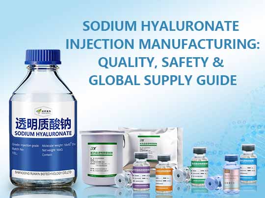Sodium Hyaluronate Injection Manufacturing:Quality, Safety & Global Supply Guide