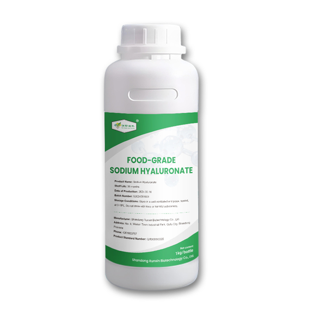Runxin cGMP Food Grade 2200kDa Sodium Hyaluronate Powder | Global Supply
