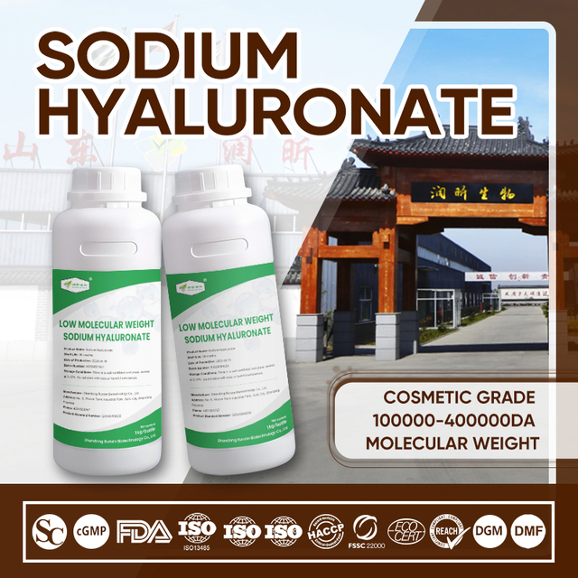 Runxin 10,000 Da Sodium Hyaluronate | Low Molecular Weight Sodium Hyaluronic Acid 